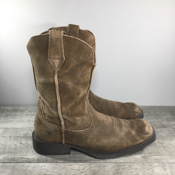 Ariat 10018611 Rambler Urban Western Leather Work Cowboy Men’s Boots Size 12 D